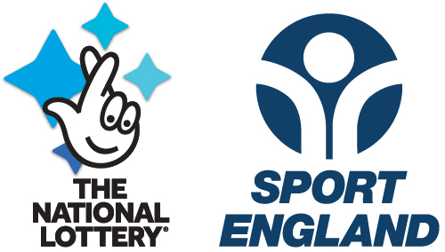 The National Lottery Sport England logo.