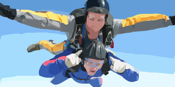 Sky Dive Title